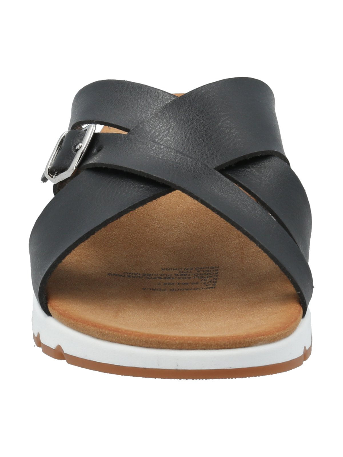 Sandalia Mujer Italina Negro Azaleia