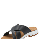 Sandalia Mujer Italina Negro Azaleia