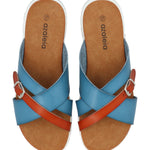 Sandalia Mujer Italina Denim Azaleia