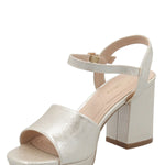 Sandalia Mujer Juani Dorado Azaleia