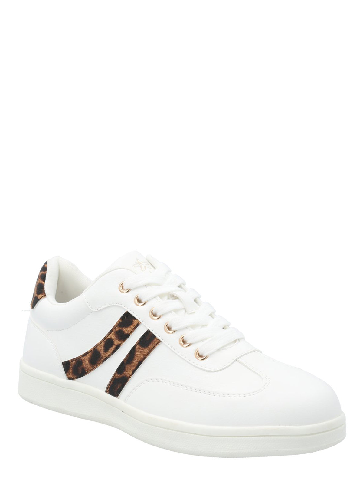 Zapatilla Mujer Adiela Blanco Leopardo Azaleia