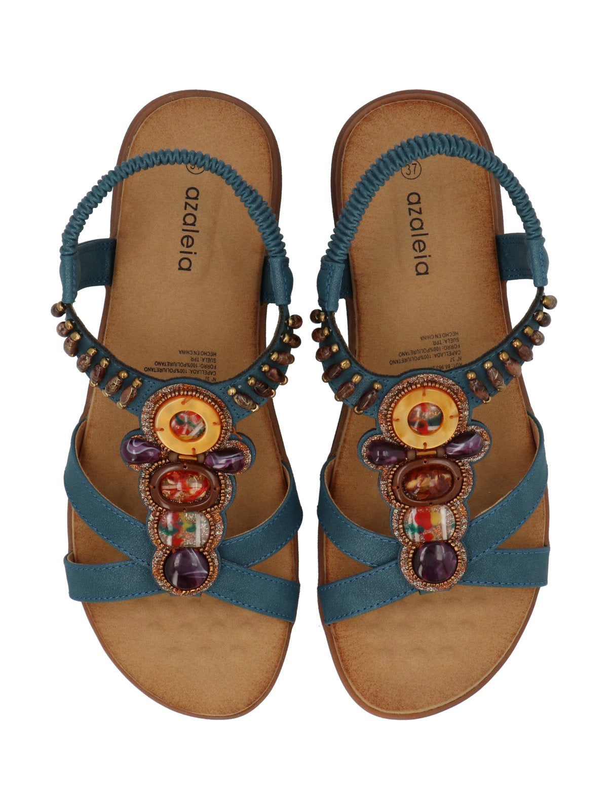 Sandalia Mujer Donia Denim Azaleia