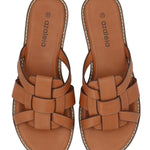 Sandalia Mujer Yardena Cognac Azaleia