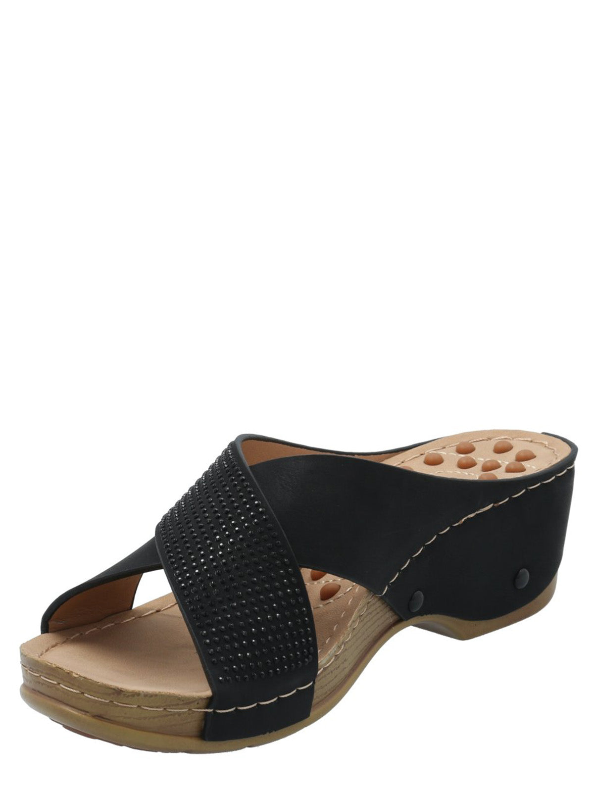 Sandalia Mujer Feliciana 2 Negro Azaleia