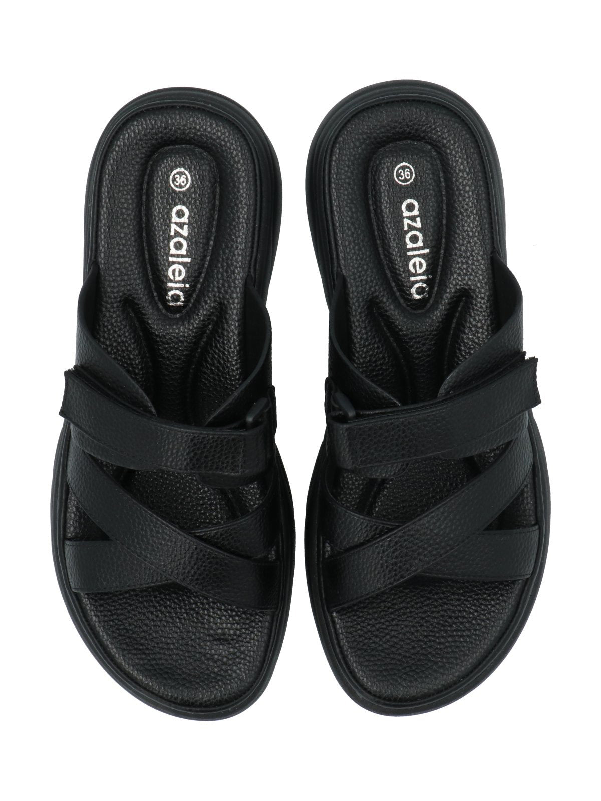 Sandalia Mujer Leticia Negro Azaleia