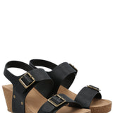 Sandalia Mujer Marena Negro Azaleia