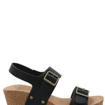 Sandalia Mujer Marena Negro Azaleia