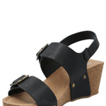 Sandalia Mujer Marena Negro Azaleia
