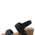 Sandalia Mujer Marena Negro Azaleia