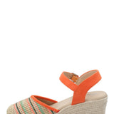 Alpargata Mujer Cedrina Naranjo Multi Azaleia