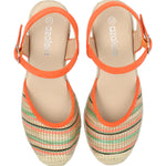 Alpargata Mujer Cedrina Naranjo Multi Azaleia