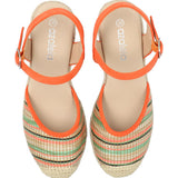 Alpargata Mujer Cedrina Naranjo Multi Azaleia