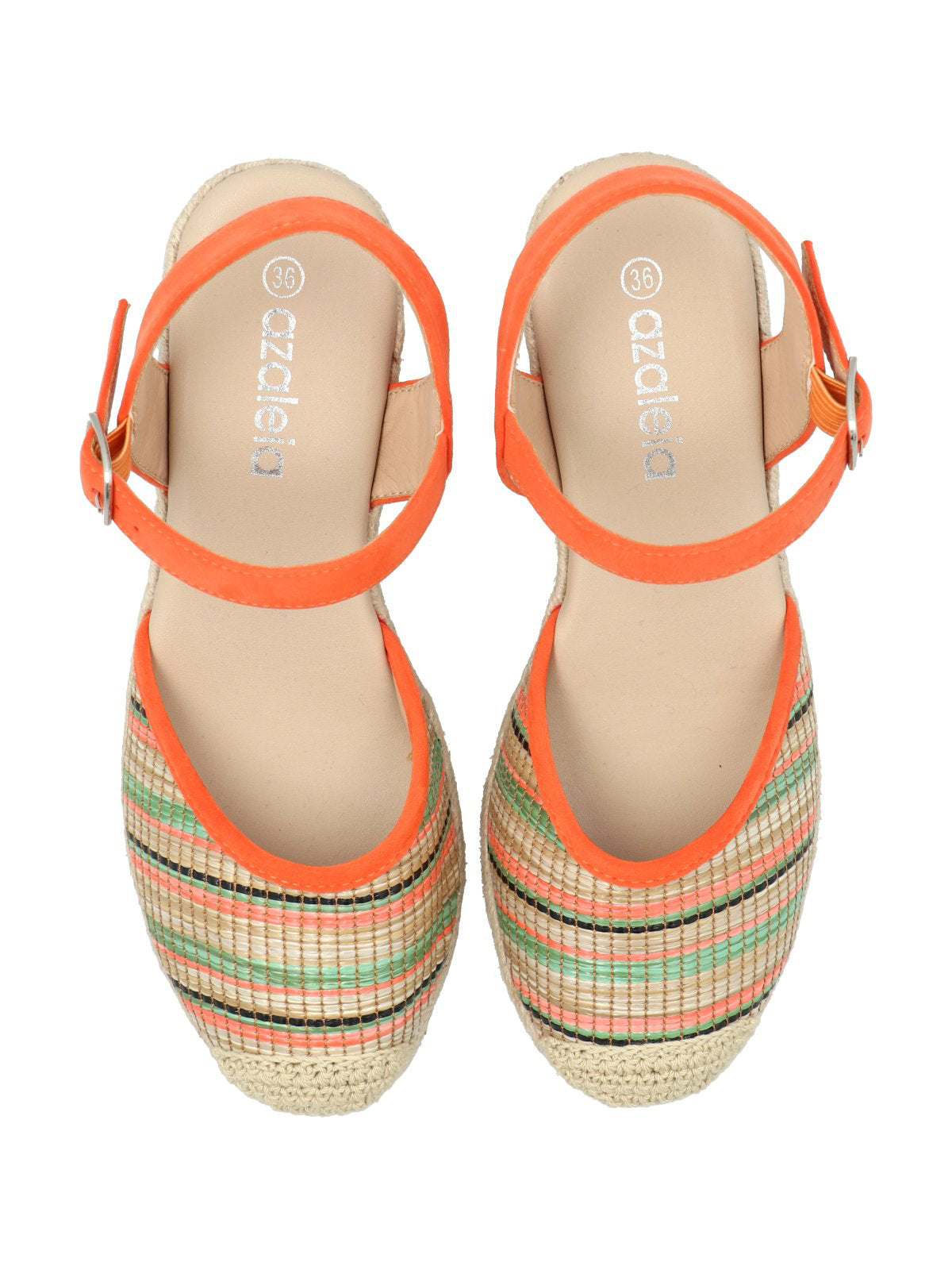 Alpargata Mujer Cedrina Naranjo Multi Azaleia