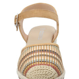 Alpargata Mujer Cedrina Beige Multi Azaleia