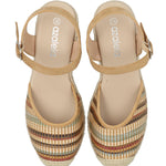 Alpargata Mujer Cedrina Beige Multi Azaleia