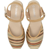 Alpargata Mujer Cedrina Beige Multi Azaleia