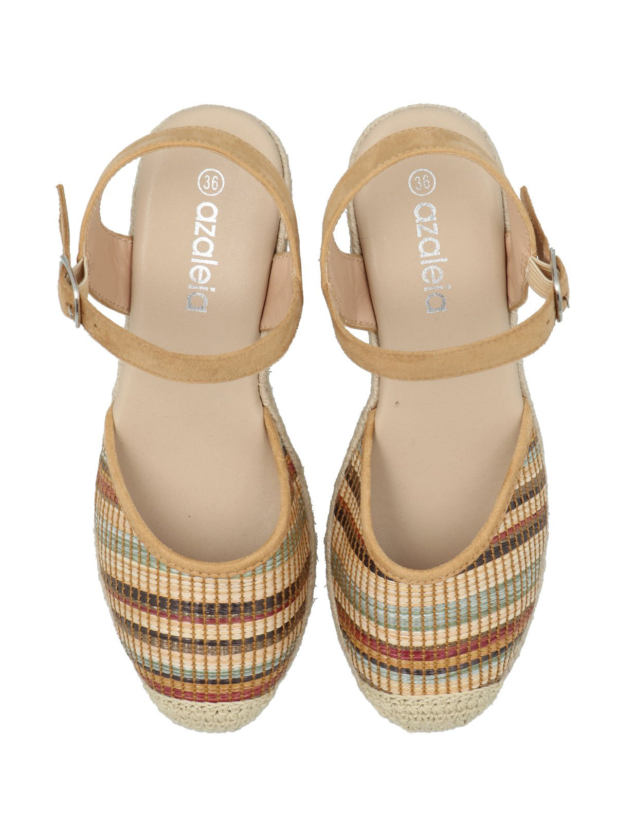 Alpargata Mujer Cedrina Beige Multi Azaleia