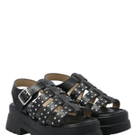 Sandalia Mujer Mika Negro Azaleia