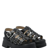 Sandalia Mujer Mika Negro Azaleia