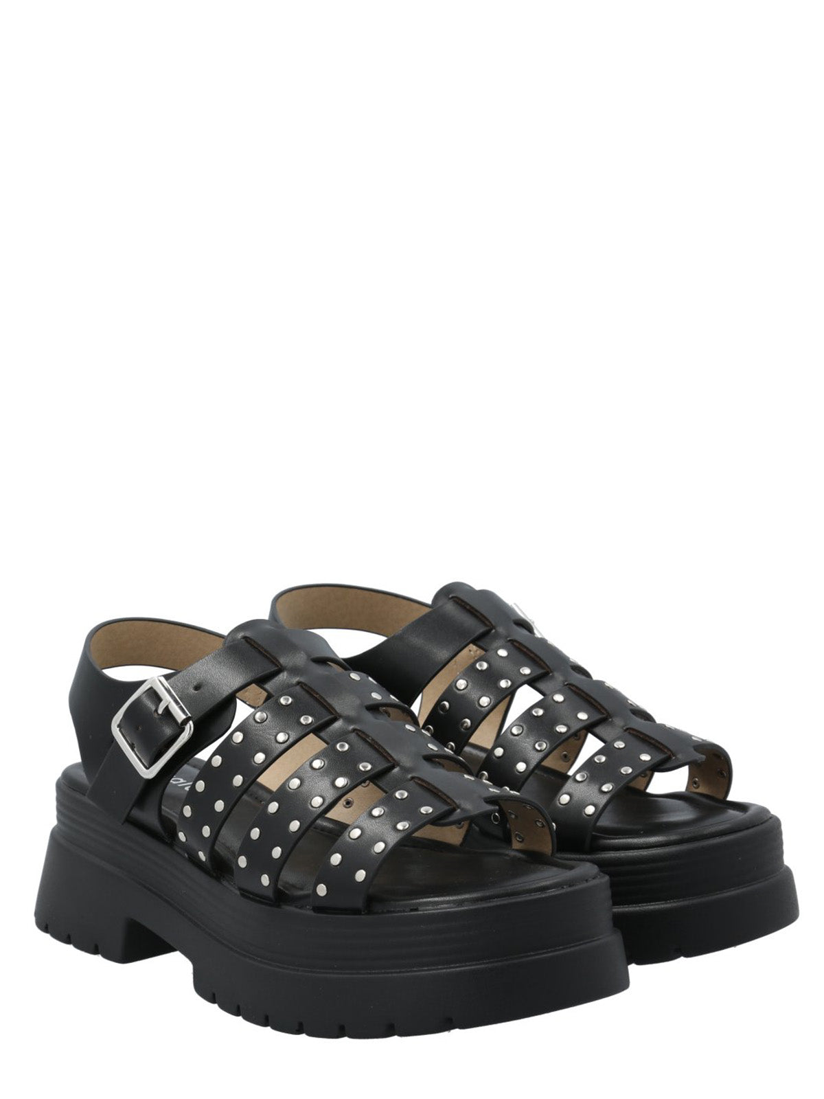 Sandalia Mujer Mika Negro Azaleia