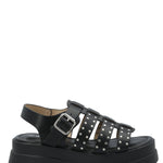 Sandalia Mujer Mika Negro Azaleia