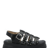 Sandalia Mujer Mika Negro Azaleia