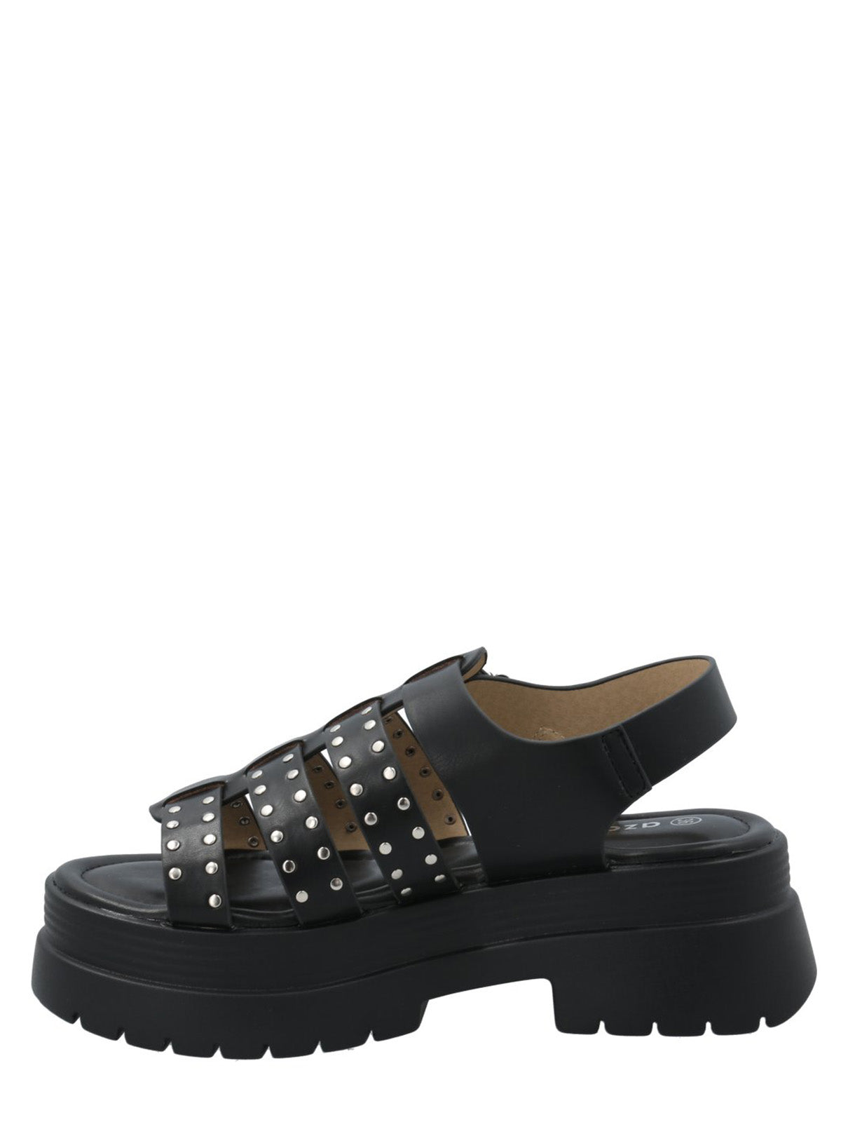 Sandalia Mujer Mika Negro Azaleia