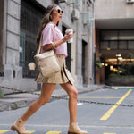 Botin Mujer Chaya Beige  Azaleia