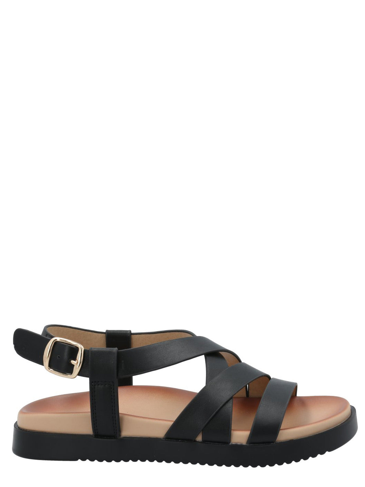 Sandalia Mujer Giordana Negro Azaleia