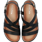 Sandalia Mujer Giordana Negro Azaleia