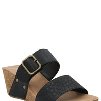 Sandalia Mujer Margarita Negro Azaleia