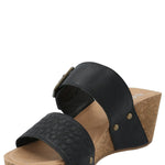 Sandalia Mujer Margarita Negro Azaleia