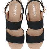 Sandalia Mujer Martita Negro Azaleia