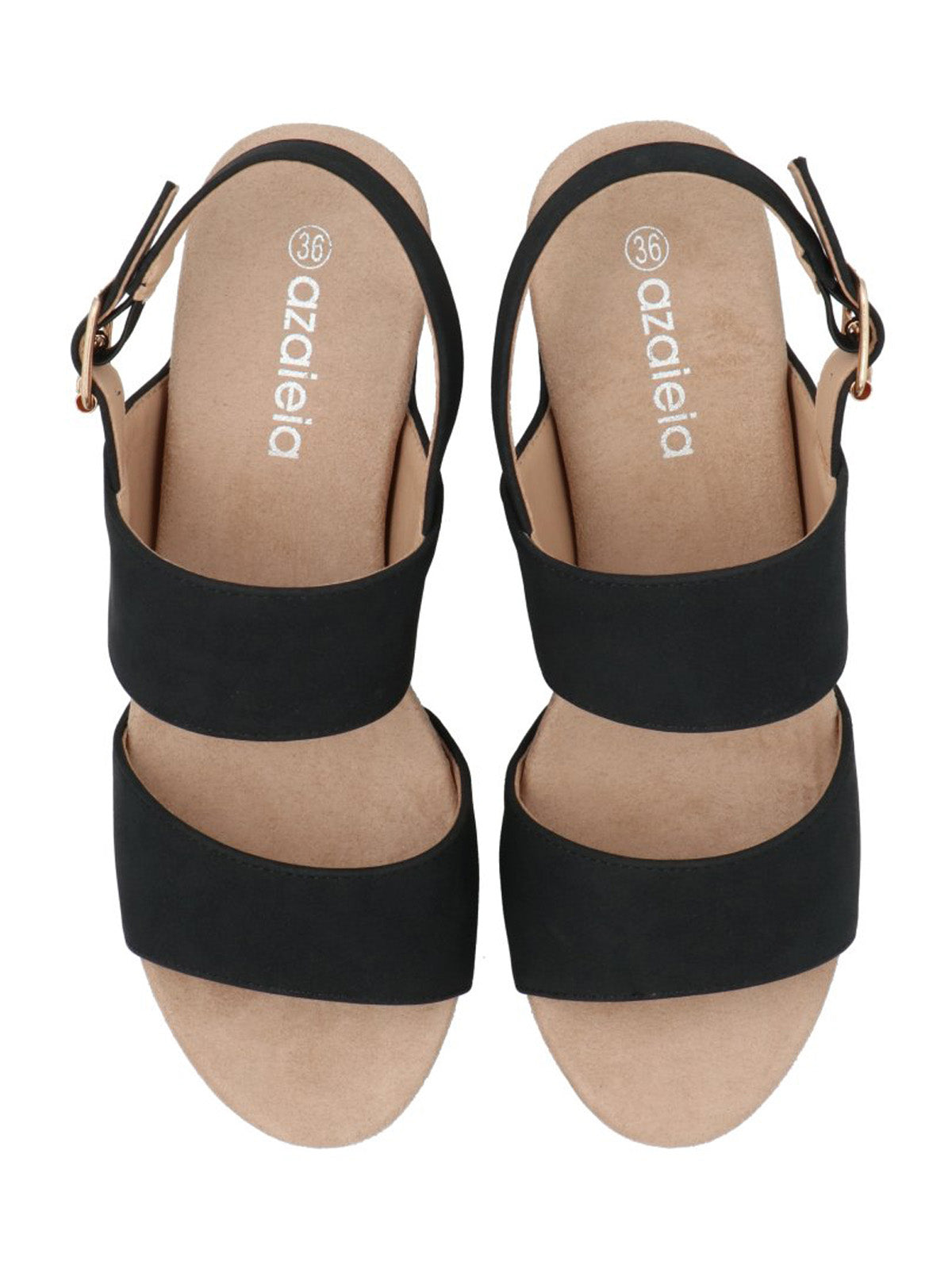 Sandalia Mujer Martita Negro Azaleia