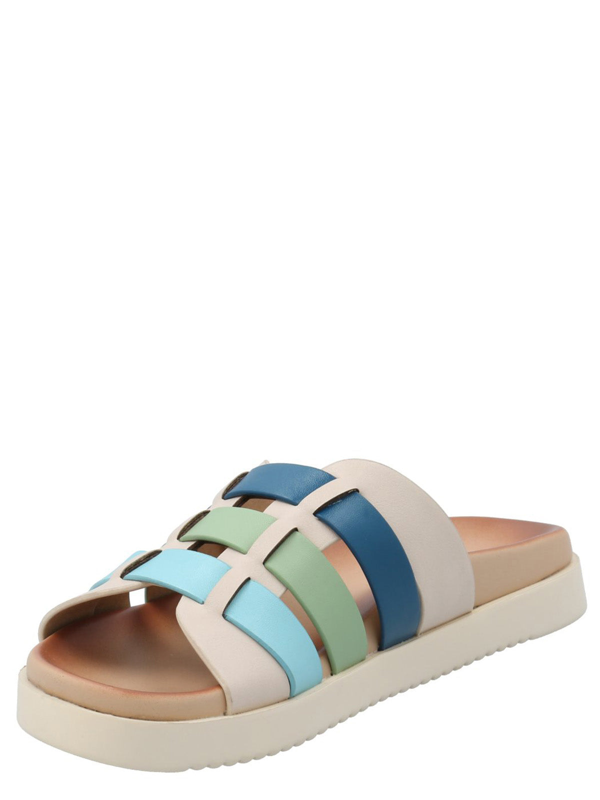 Sandalia Mujer Gianna Azul Azaleia