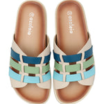 Sandalia Mujer Gianna Azul Azaleia