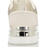 Zapatilla Mujer Claudia 2 Beige Azaleia