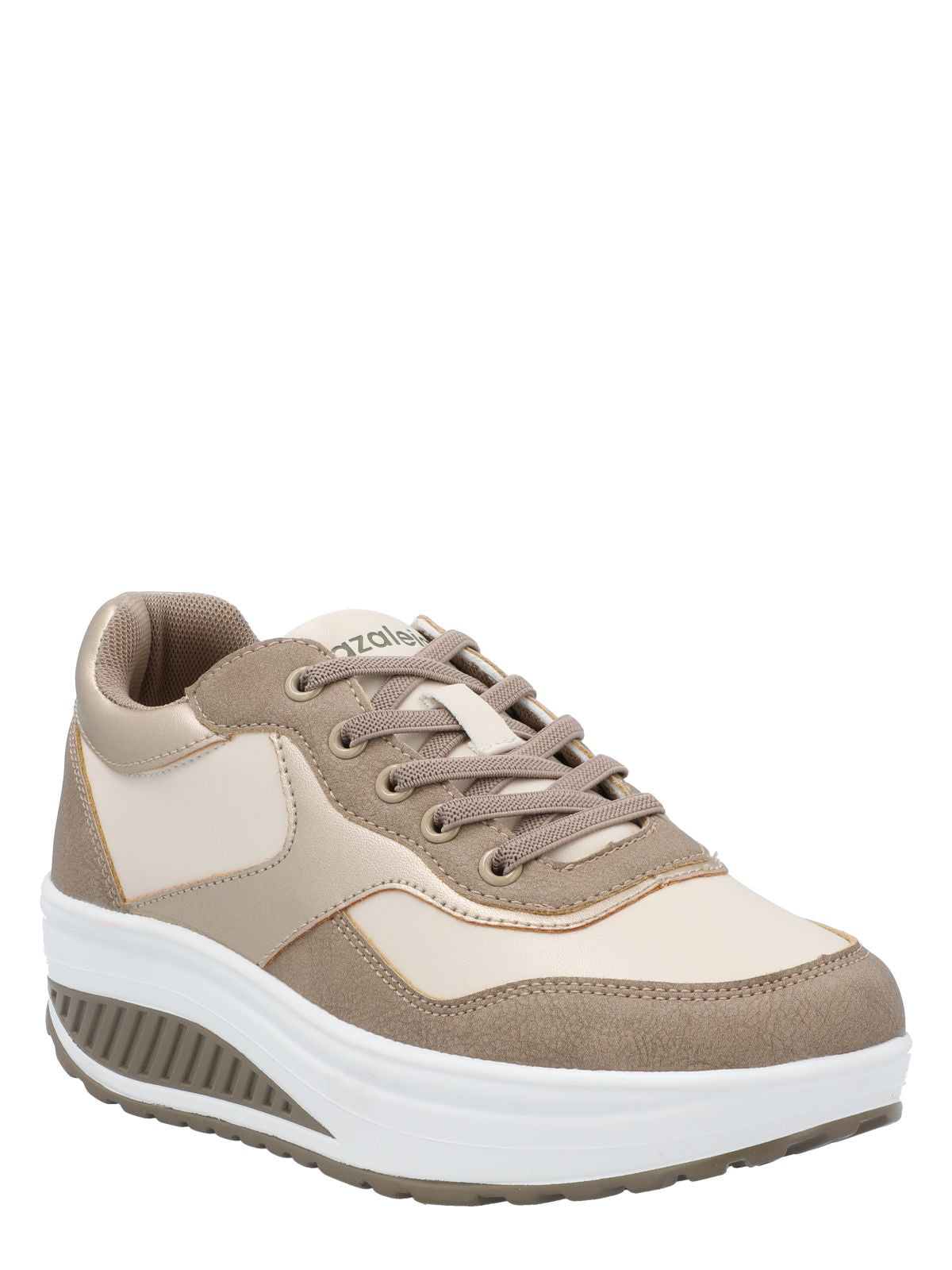 Zapatilla Mujer Whitney Beige Azaleia