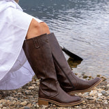 Bota Mujer Sarah Café Azaleia