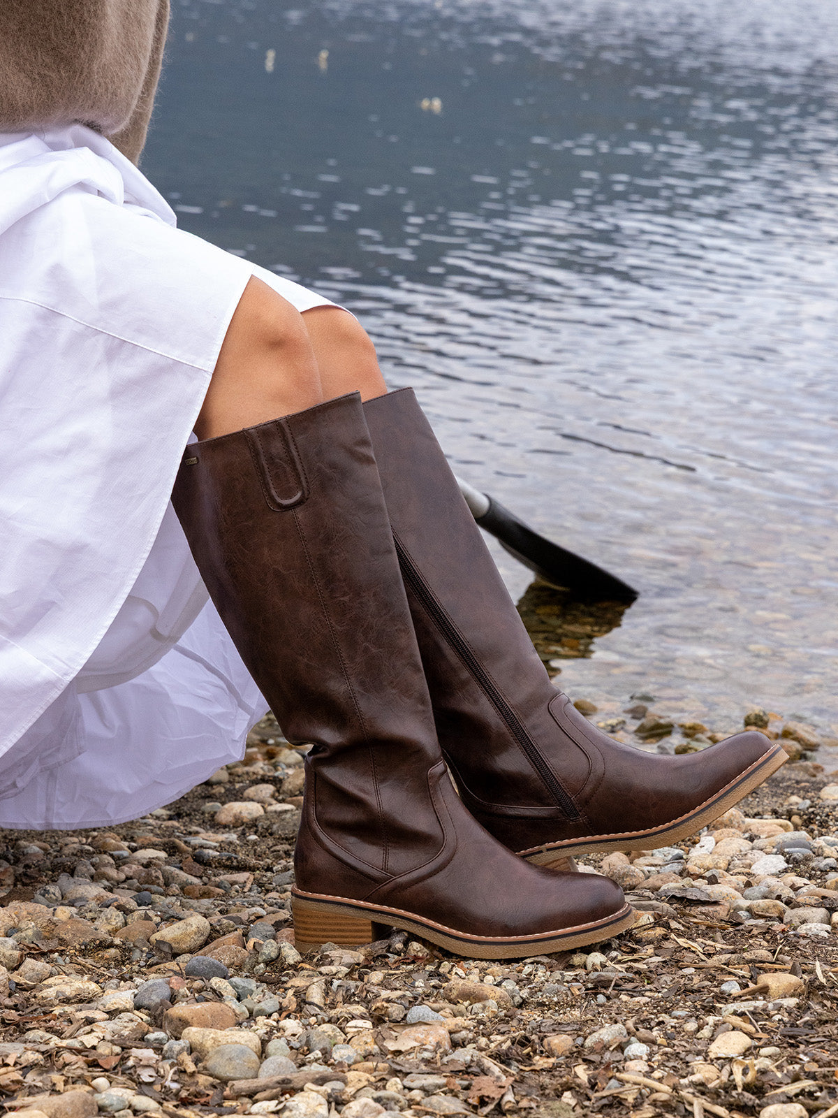 Bota Mujer Sarah Café Azaleia