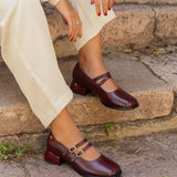 Zapato Mujer Rosa Vino Azaleia