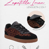 Zapatilla Mujer Iman Negro Azaleia