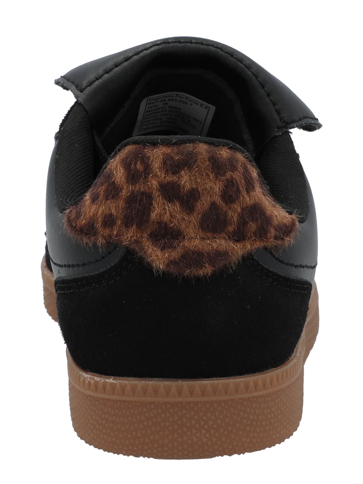 Zapatilla Mujer Iman Negro Azaleia