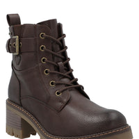 Botín Mujer Mara Café Azaleia