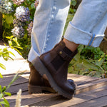 Botín Mujer Nuria Café Azaleia