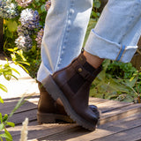 Botín Mujer Nuria Café Azaleia