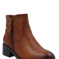 Botín Mujer Elia Cognac Azaleia