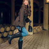 Bota Mujer Bligue Negro Azaleia