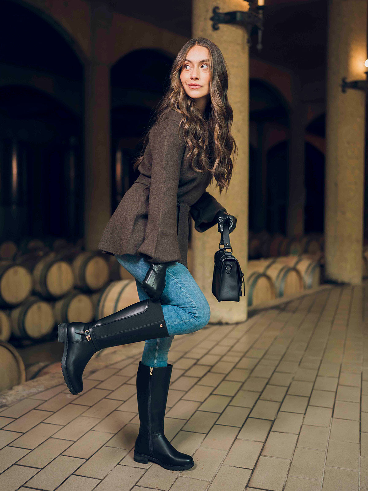 Bota Mujer Bligue Negro Azaleia