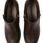 Botín Mujer Paola Chocolate Azaleia